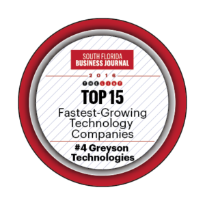 Greyson Technologies, South Florida Business Journal Technology Awards