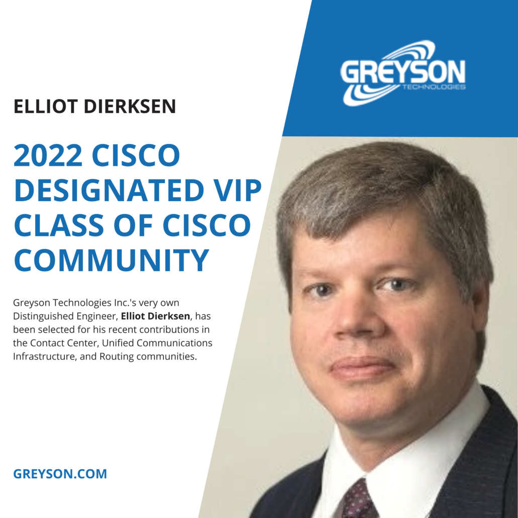 Elliot Dierksen Cisco VIP